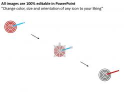 74907100 style circular bulls-eye 2 piece powerpoint presentation diagram infographic slide