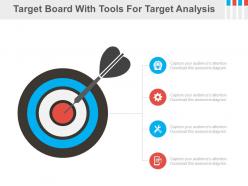 Target board with tools for target analysis powerpoint slides