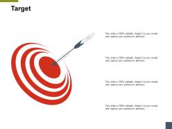 Target competition success a194 ppt powerpoint presentation model show