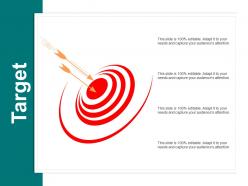 Target competition success a567 ppt powerpoint presentation layouts infographics