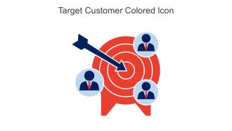 Target Customer Colored Icon In Powerpoint Pptx Png And Editable Eps Format