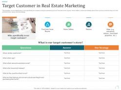 Target customer in real estate marketing marketing plan for real estate project