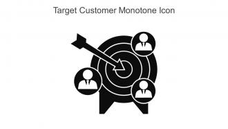 Target Customer Monotone Icon In Powerpoint Pptx Png And Editable Eps Format