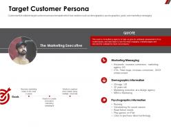 Target customer persona innovative ppt powerpoint presentation inspiration