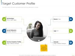 Target customer profile digital customer engagement ppt download
