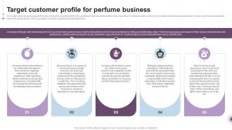 Target Customer Profile For Luxury Perfume Business Plan BP SS