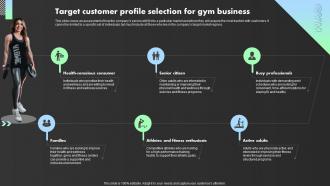 Target Customer Profile Selection For Gym Business Crossfit Gym Business Plan BP SS