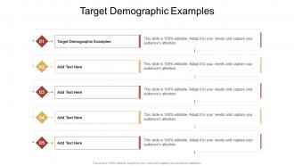 Target Demographic Examples In Powerpoint And Google Slides Cpb