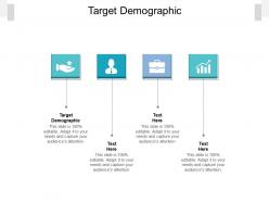 Target demographic ppt powerpoint presentation show smartart cpb