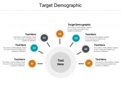 Target demographic ppt powerpoint presentation slides gallery cpb