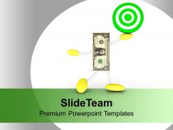 Target dollar business concept powerpoint templates ppt themes and graphics 0113