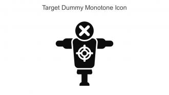 Target Dummy Monotone Icon In Powerpoint Pptx Png And Editable Eps Format