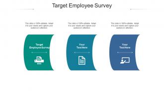 Target employee survey ppt powerpoint presentation gallery graphics cpb