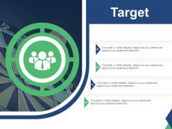Target for achievement ppt summary demonstration
