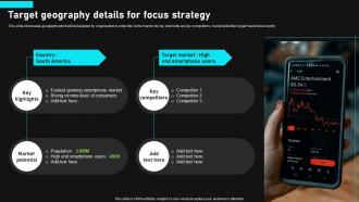 Target Geography Details For Focus Strategy Gain Competitive Edge And Capture Market Share