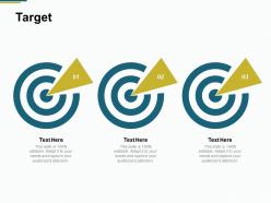 Target goal b149 ppt powerpoint presentation icon visuals