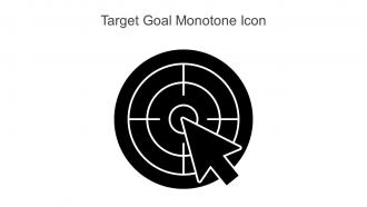 Target Goal Monotone Icon In Powerpoint Pptx Png And Editable Eps Format