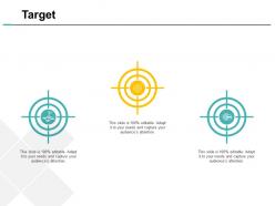 Target goals acheivement f178 ppt powerpoint presentation professional information