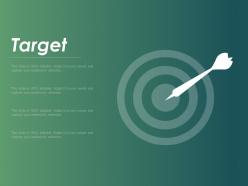 Target goals achievement f435 ppt powerpoint presentation infographics brochure