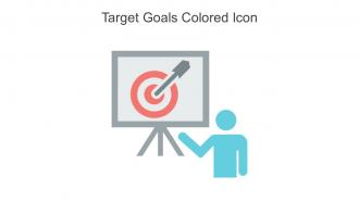Target Goals Colored Icon In Powerpoint Pptx Png And Editable Eps Format