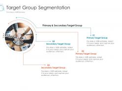 Target Group Segmentation Online Marketing Tactics And Technological Orientation Ppt Graphics