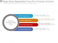 Target group segmentation powerpoint templates download