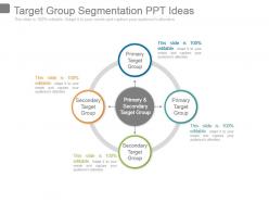 Target group segmentation ppt ideas