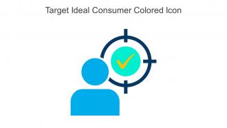 Target Ideal Consumer Colored Icon In Powerpoint Pptx Png And Editable Eps Format