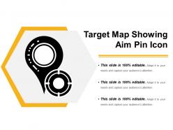 Target Map Showing Aim Pin Icon