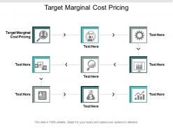 Target marginal cost pricing ppt powerpoint presentation inspiration objects cpb