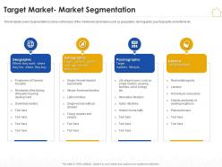 Target market and market segmentation real estate marketing plan ppt rules