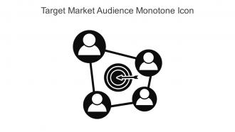 Target Market Audience Monotone Icon In Powerpoint Pptx Png And Editable Eps Format