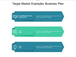 Target market examples business plan ppt powerpoint presentation show introduction cpb