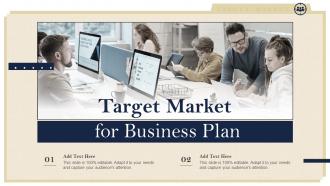 Target Market For Business Plan Ppt Powerpoint Presentation Icon Rules