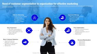Target Market Grouping Need Of Customer Segmentation In Organization MKT SS V