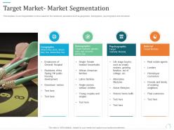 Target market market segmentation marketing plan for real estate project