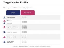 Target market profile buying ppt powerpoint presentation file format