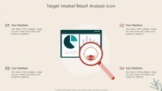 Target Market Result Analysis Icon