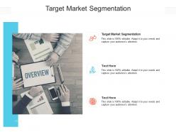 Target market segmentation ppt powerpoint presentation layouts graphics download cpb