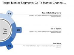 Target market segments go to market channel plan