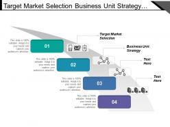 Target Market Selection Business Unit Strategy Customer Segmentation