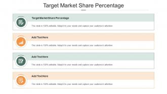 Target Market Share Percentage In Powerpoint And Google Slides Cpb