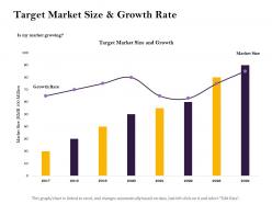 Target market size and growth rate l1230 ppt powerpoint gallery demonstration
