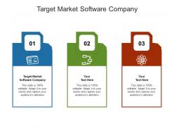 Target market software company ppt powerpoint presentation outline guide cpb
