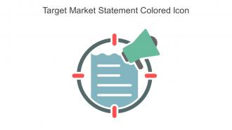 Target Market Statement Colored Icon In Powerpoint Pptx Png And Editable Eps Format