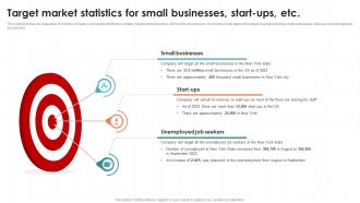 Target Market Statistics For Small Recruitment Agency Business Plan BP SS