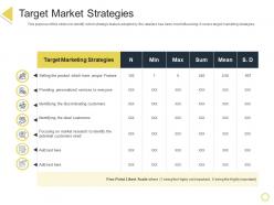 Target market strategies retail positioning stp approach ppt powerpoint presentation model deck