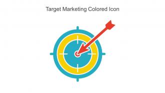 Target Marketing Colored Icon