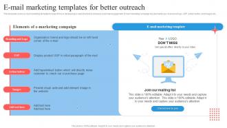 Target Marketing Process Email Marketing Templates For Better Outreach