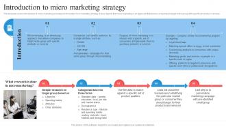 Target Marketing Process Introduction To Micro Marketing Strategy
